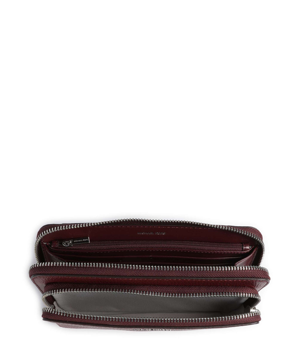 Michael Kors Jet Set Large Continental Crossbody bag oxblood