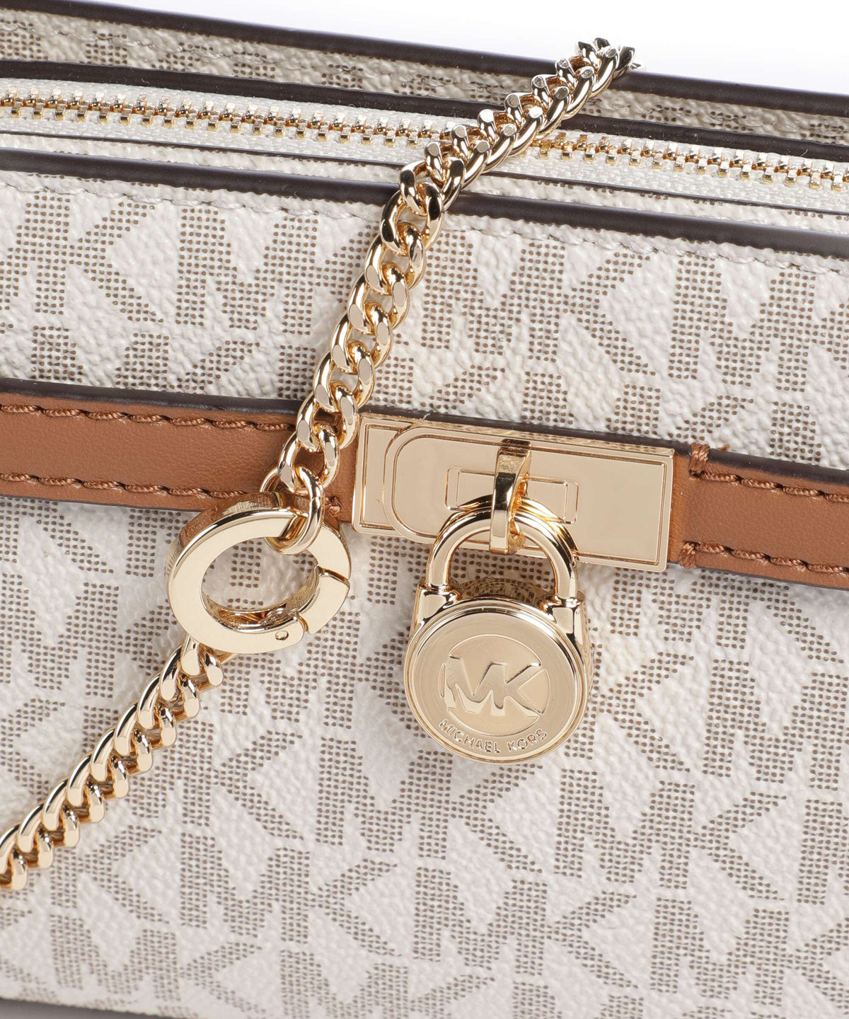 Michael Kors Hamilton Moderne XS Crossbody bag vanilla/acorn