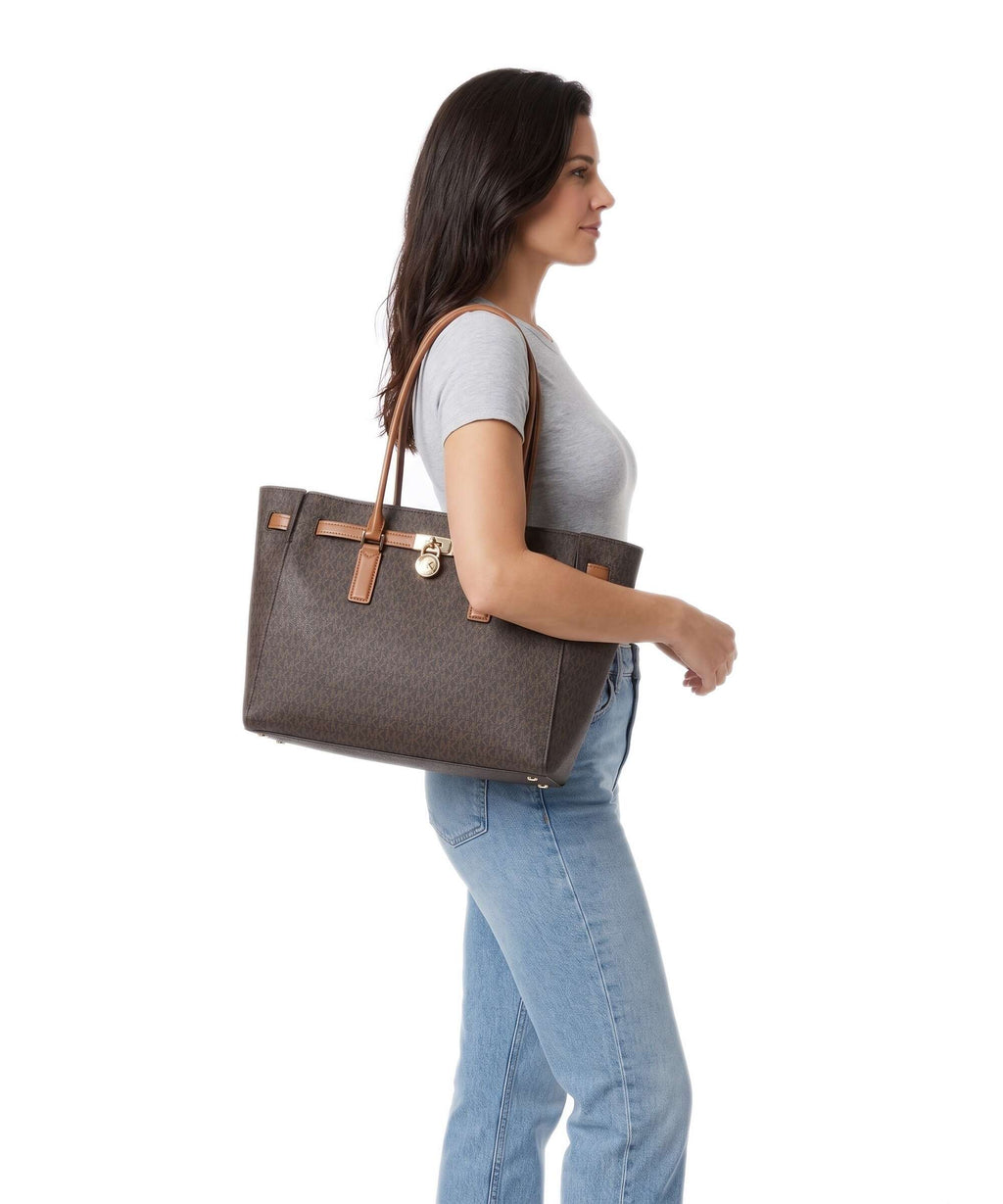 Michael Kors Hamilton Moderne Large Tote bag brown/acorn