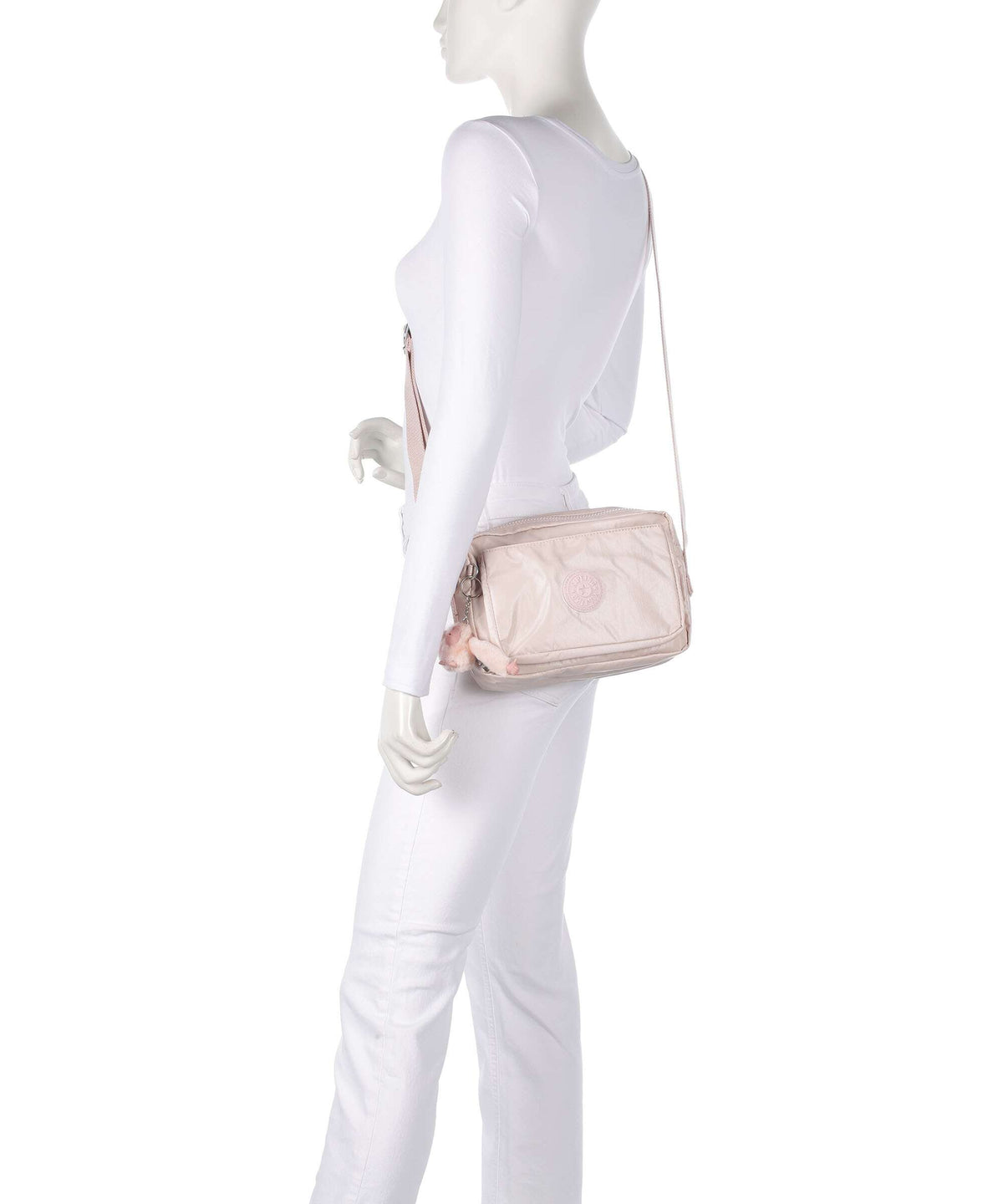 Kipling Basic Abanu M Crossbody bag pink shine