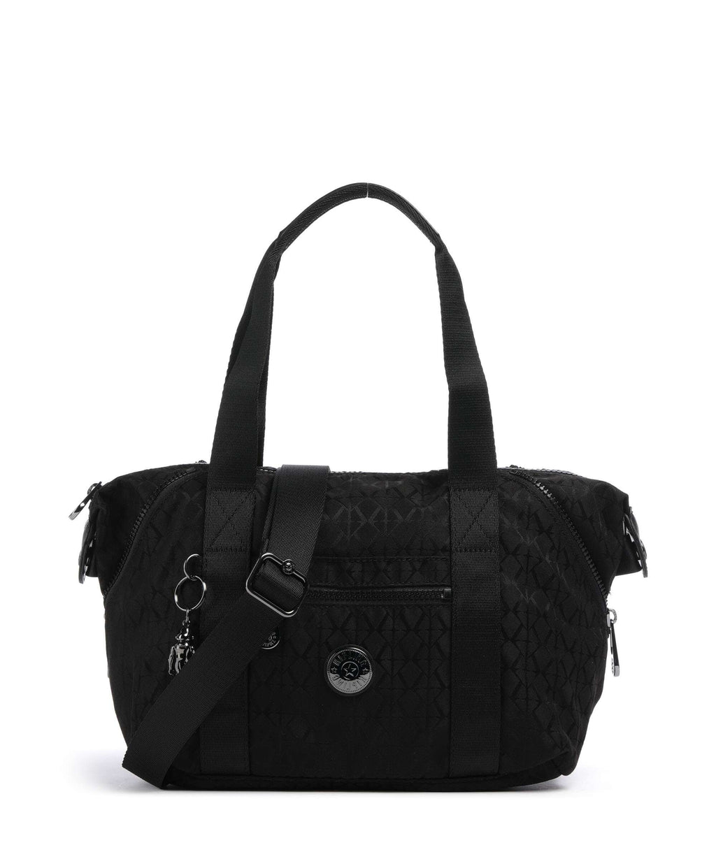 Kipling Elevated Art Mini Handbag black sign