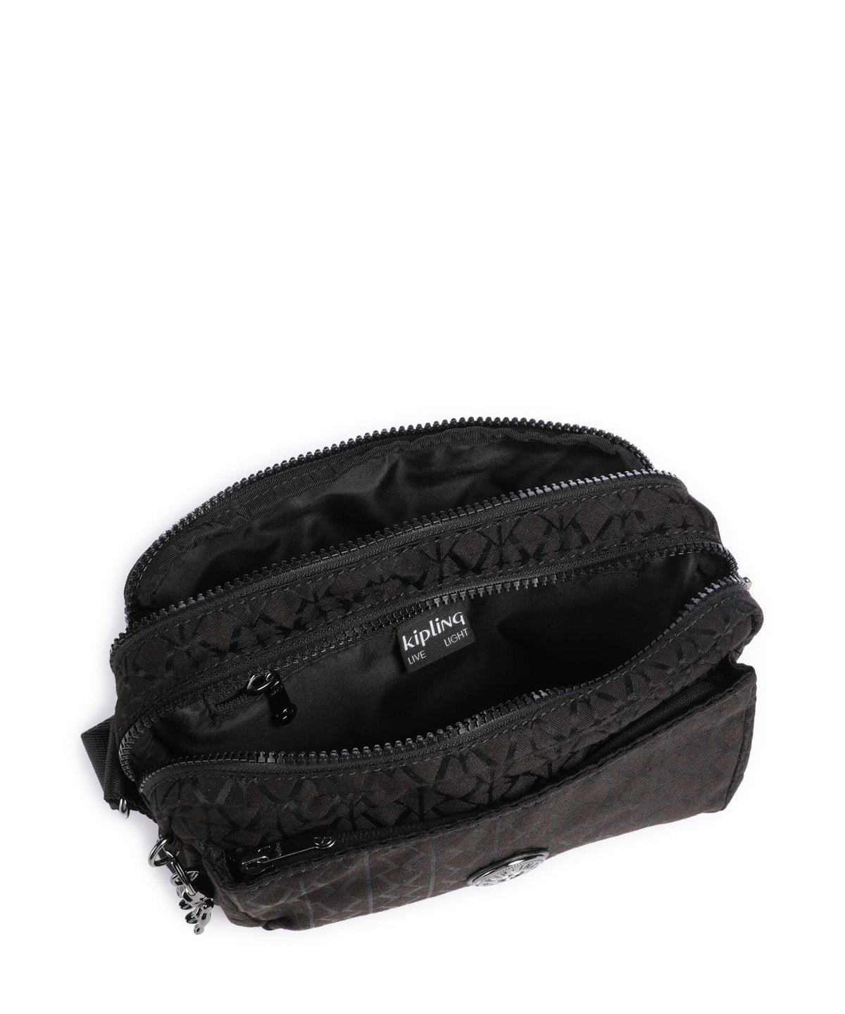 Kipling Elevated Abanu M Crossbody bag black sign