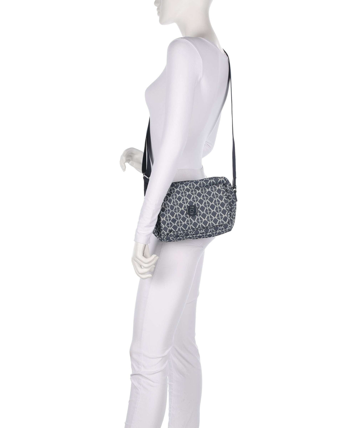 Kipling Elevated Abanu M Crossbody bag navy sign
