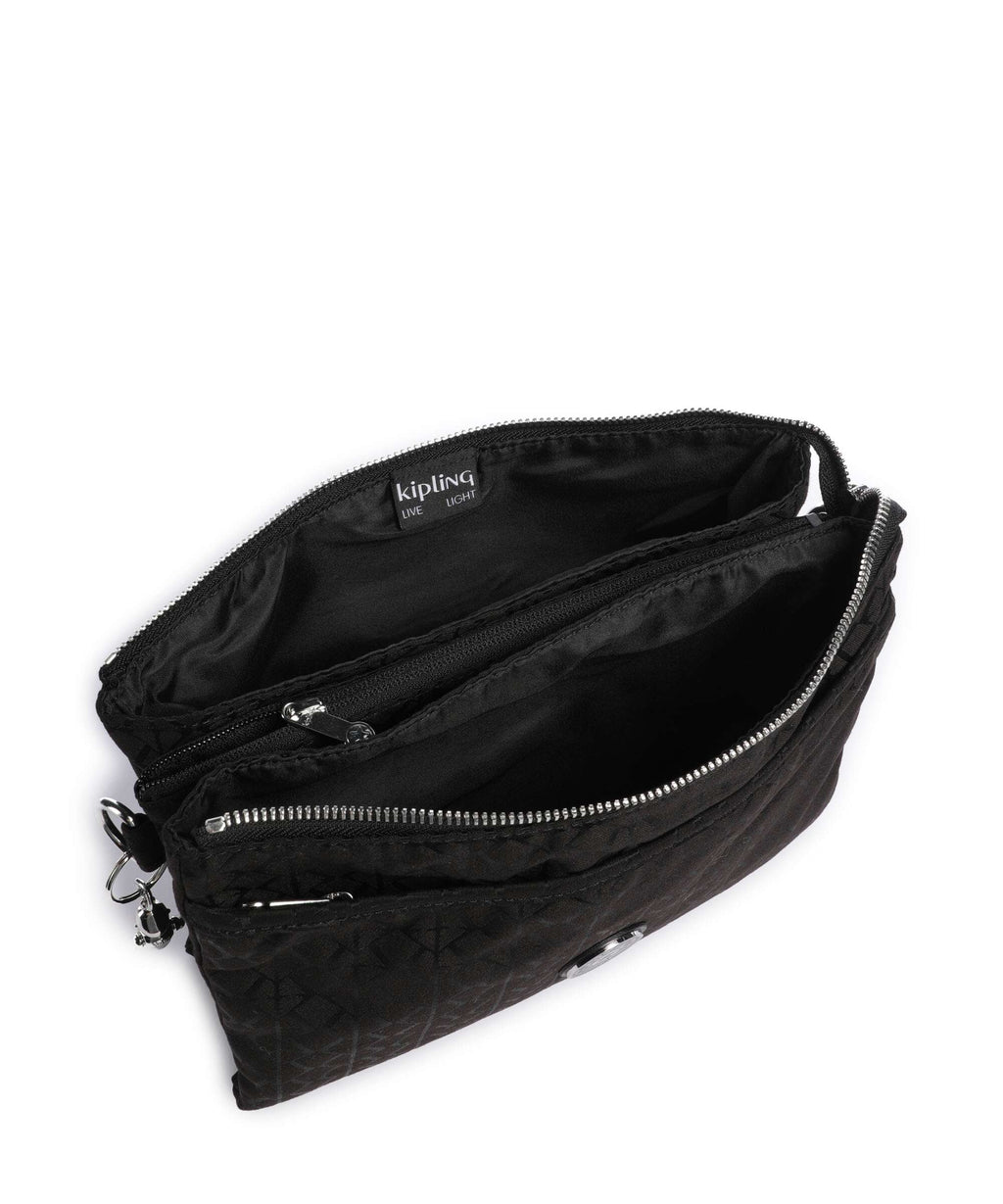 Kipling Elevated Riri L Crossbody bag noir sign
