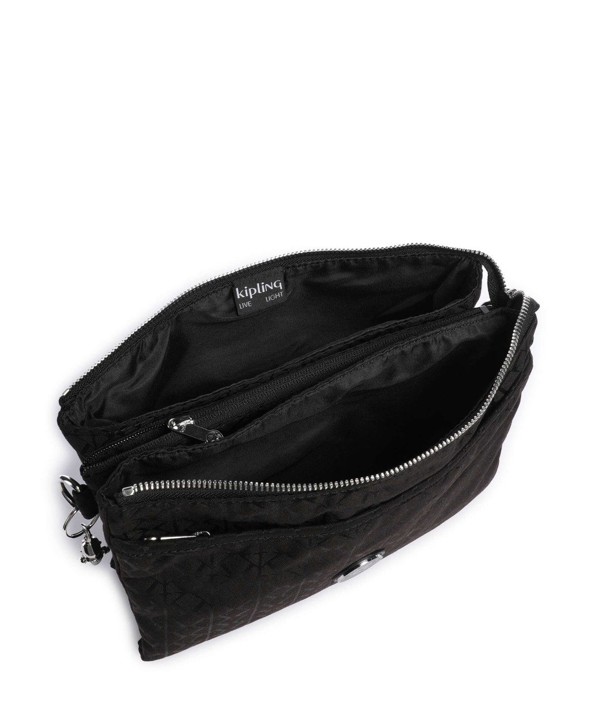 Kipling Elevated Riri L Crossbody bag noir sign
