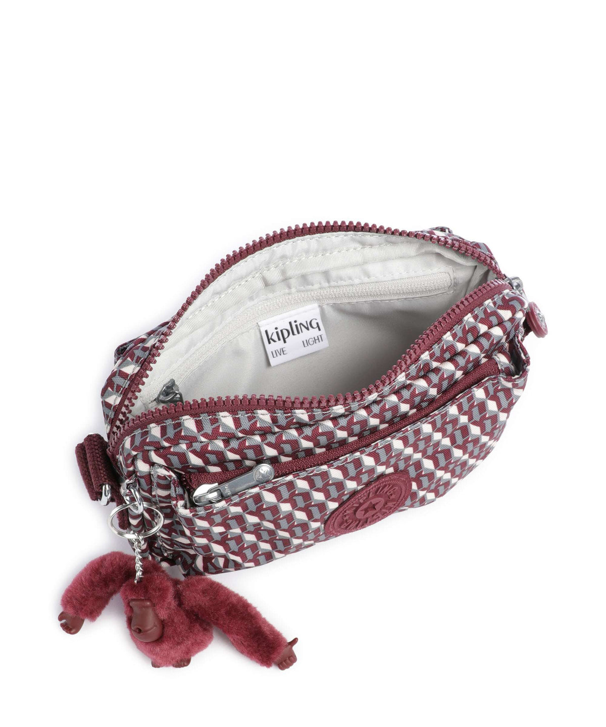 Kipling Basic Abanu Crossbody bag wine
