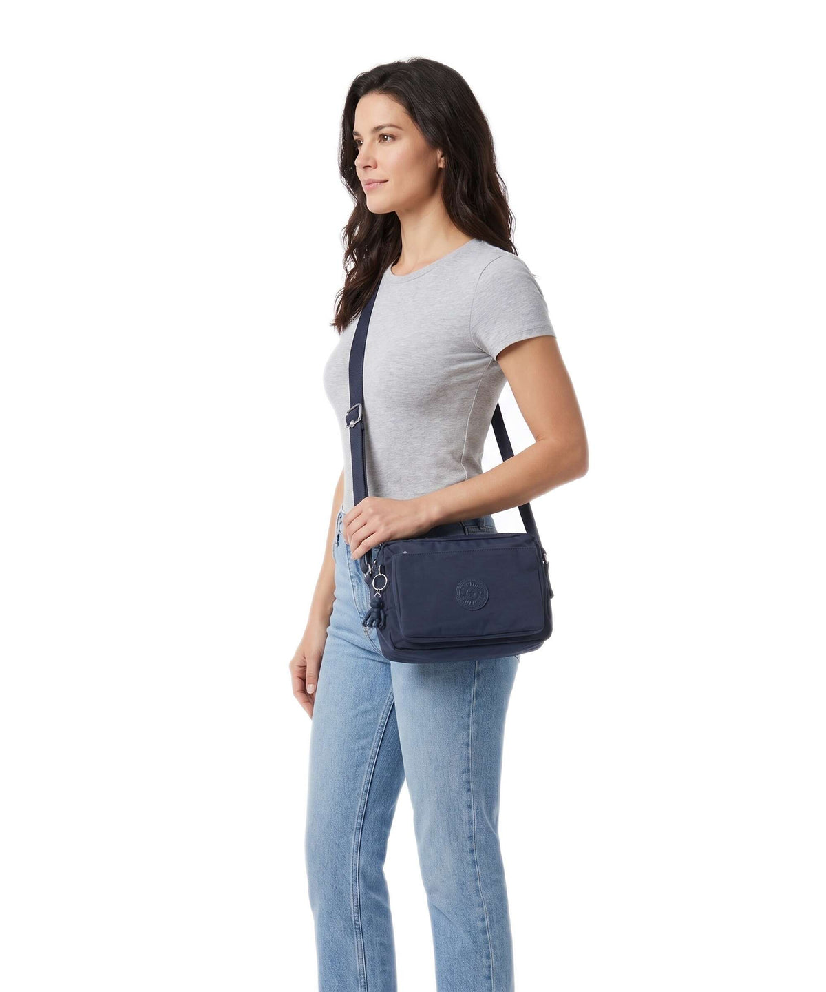 Kipling Elevated Abanu M Crossbody bag infinite blue
