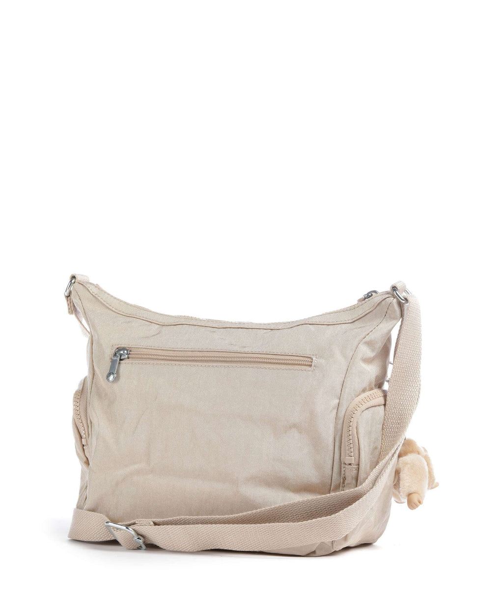 Kipling Basic Gabbie S Crossbody bag sparkled beige