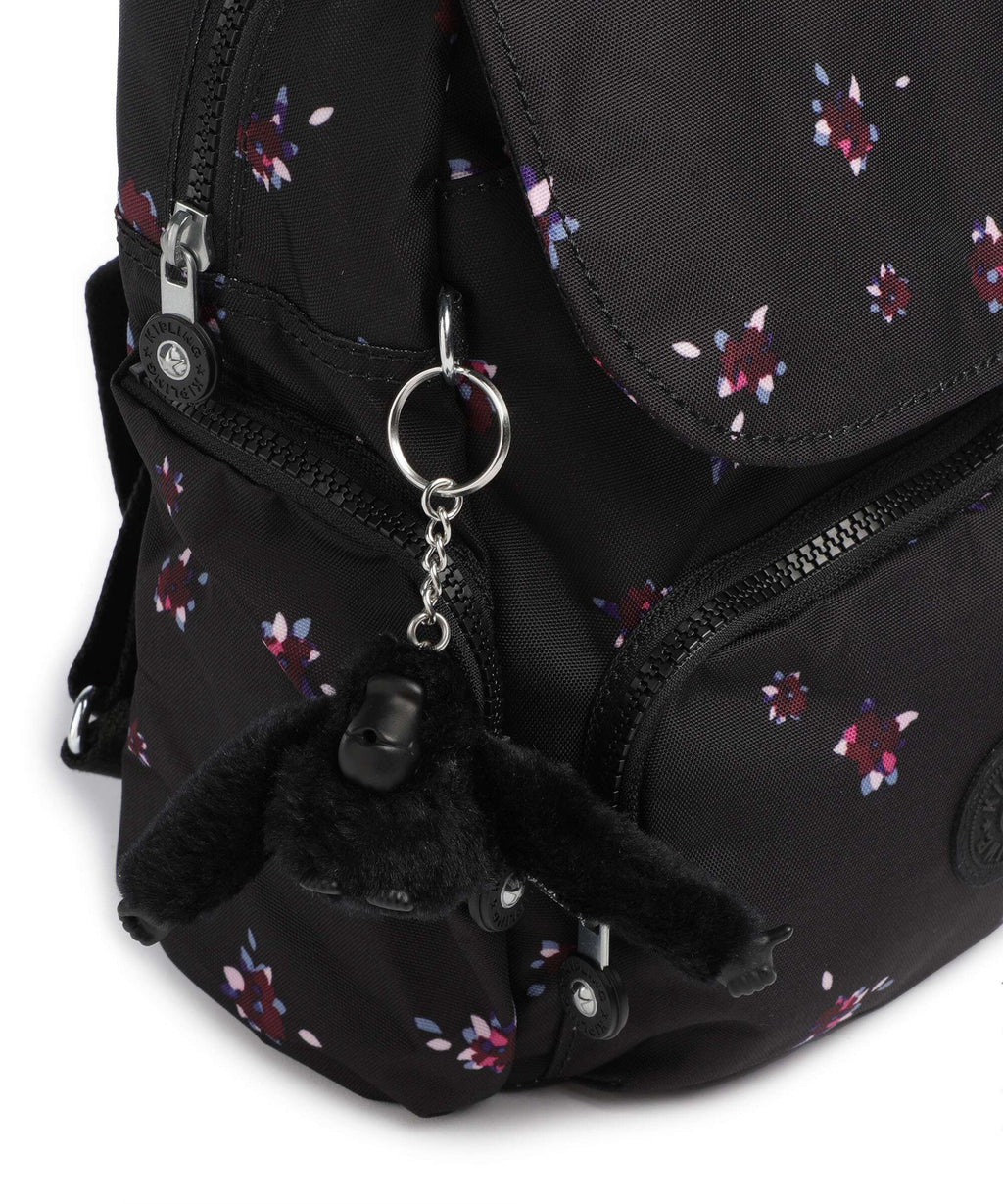 Kipling Basic City Zip Mini Backpack night flower