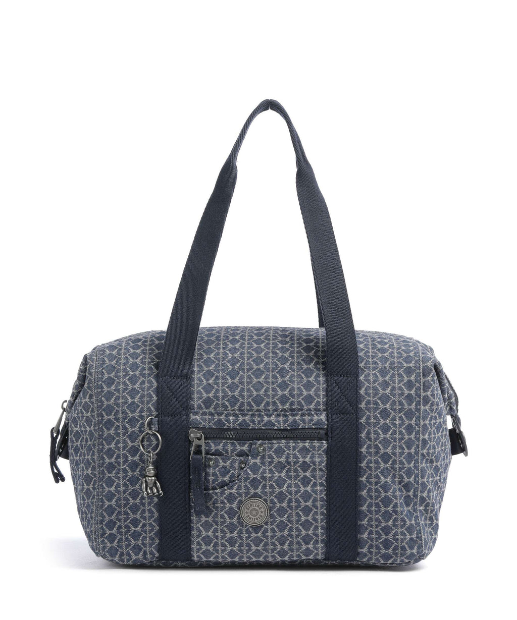 Kipling Denim Love Casual Art Tote bag signature denim