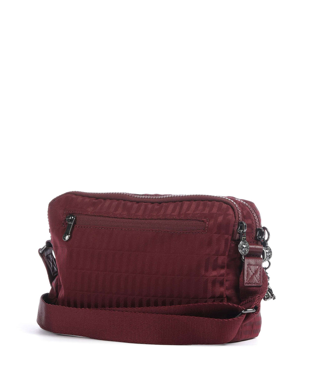 Kipling Elevated Abanu M Crossbody bag maroon tile