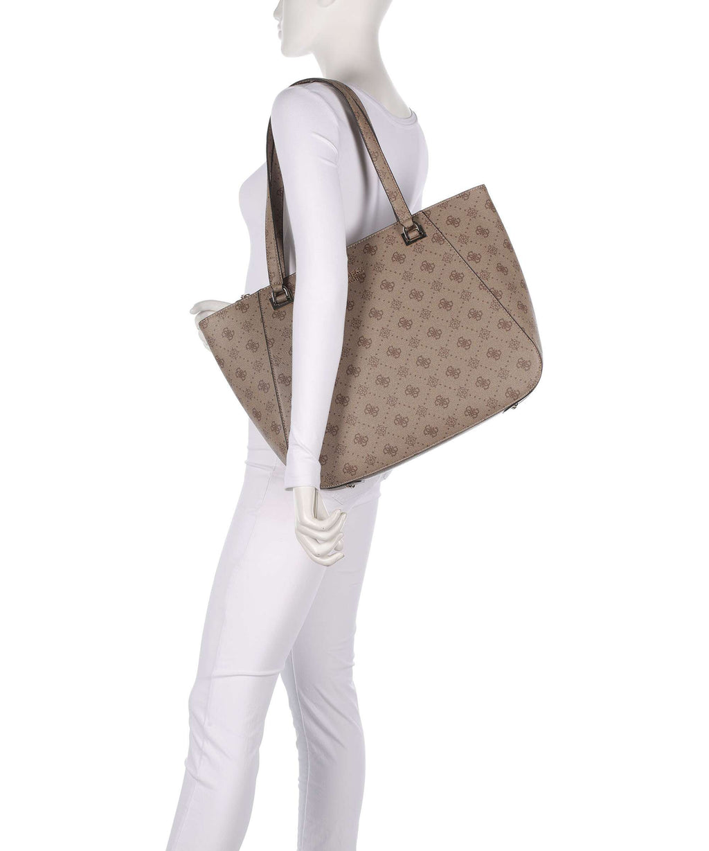 Guess Calebra Tote bag latte logo