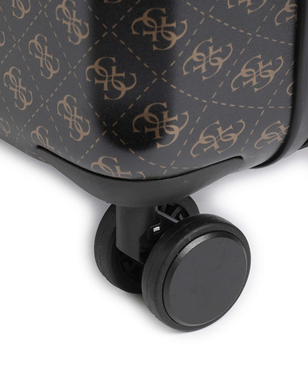 Guess Latona Spinner (4 wheels) brown logo