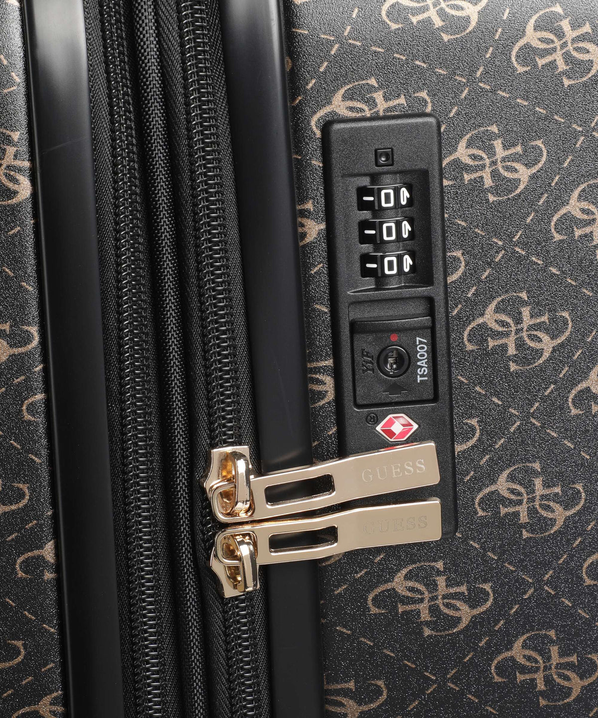 Guess Latona Spinner (4 wheels) brown logo