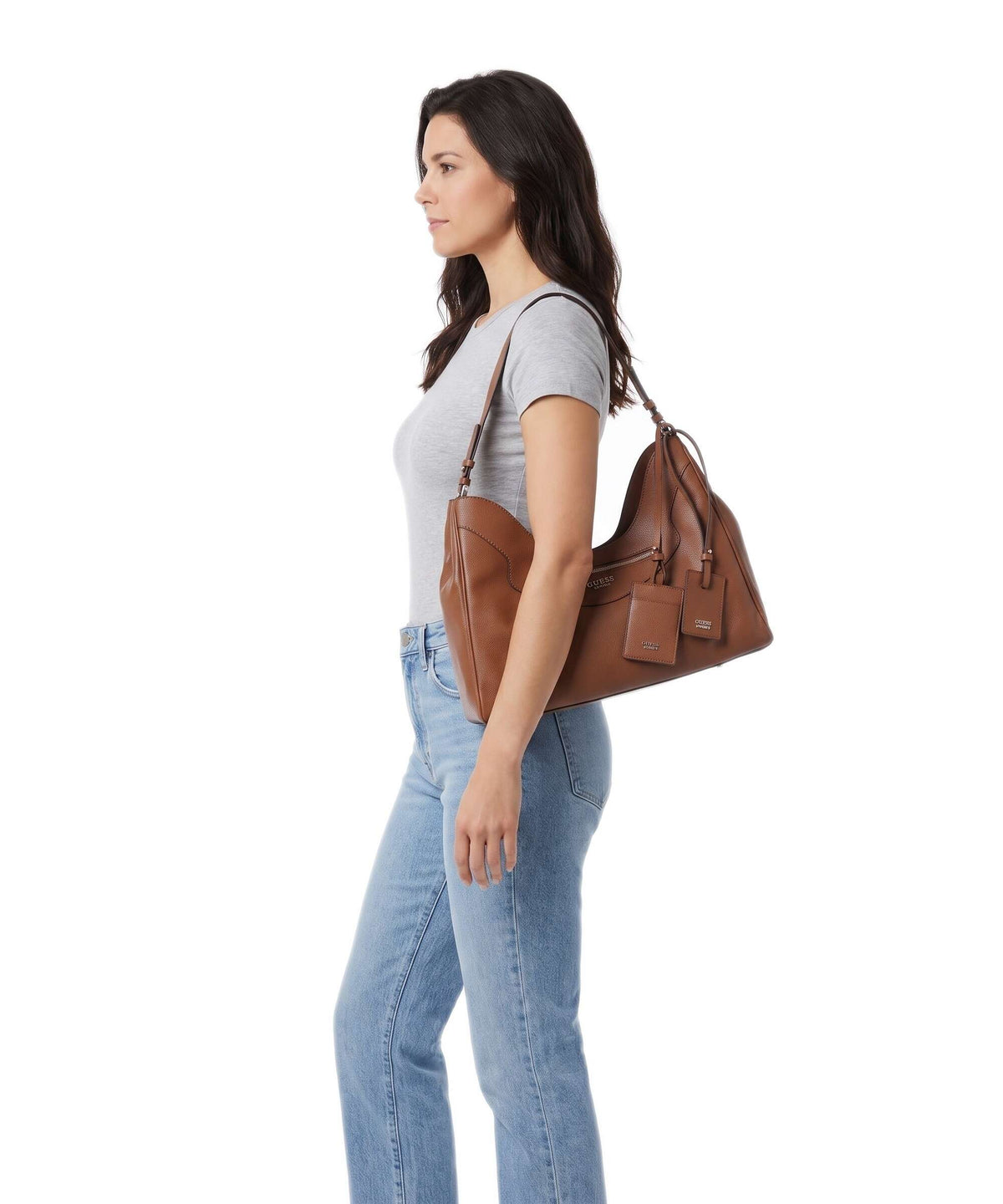 Guess Antonia Hobo bag cognac