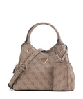 Guess Lorella Girlfriend Logo Small Handbag latte logo