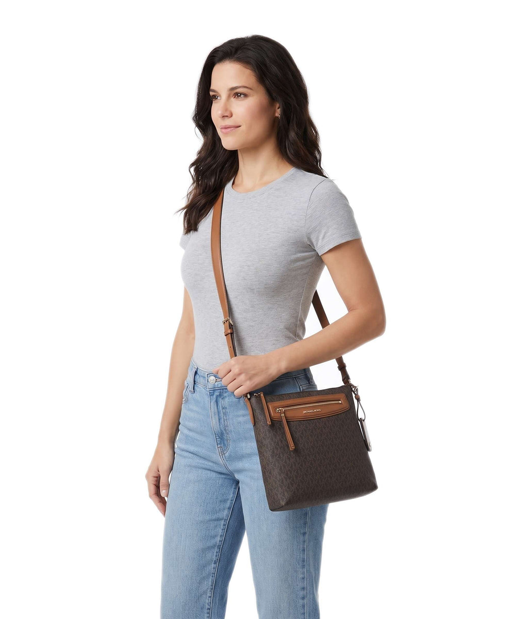Michael Kors Jet Set Travel Large Crossbody bag brown/acorn