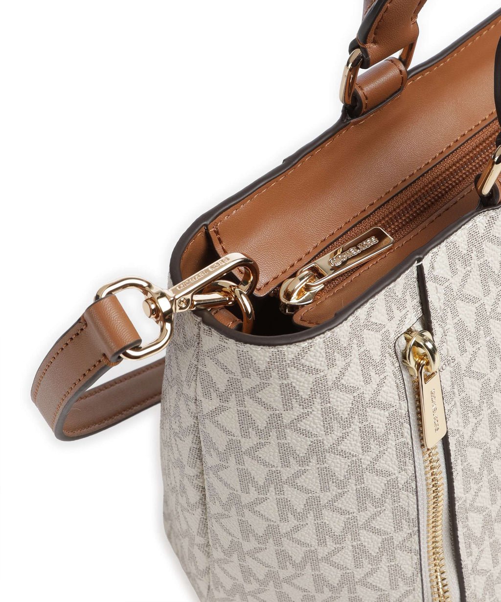 Michael Kors Nabela Small Handbag vanilla/acorn