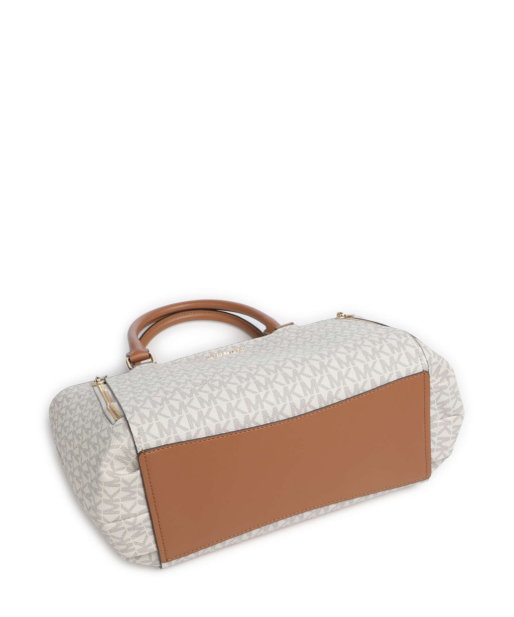 Michael Kors Nabela Small Handbag vanilla/acorn