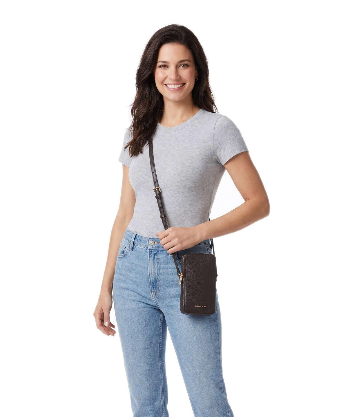 Michael Kors Jet Set Small Phone bag chocolate