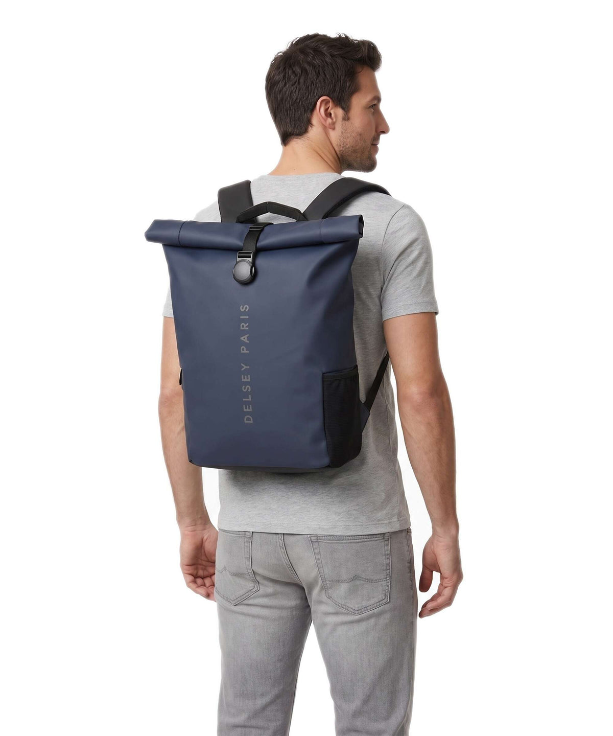 Delsey Paris Turenne Soft Rolltop backpack nachtblau