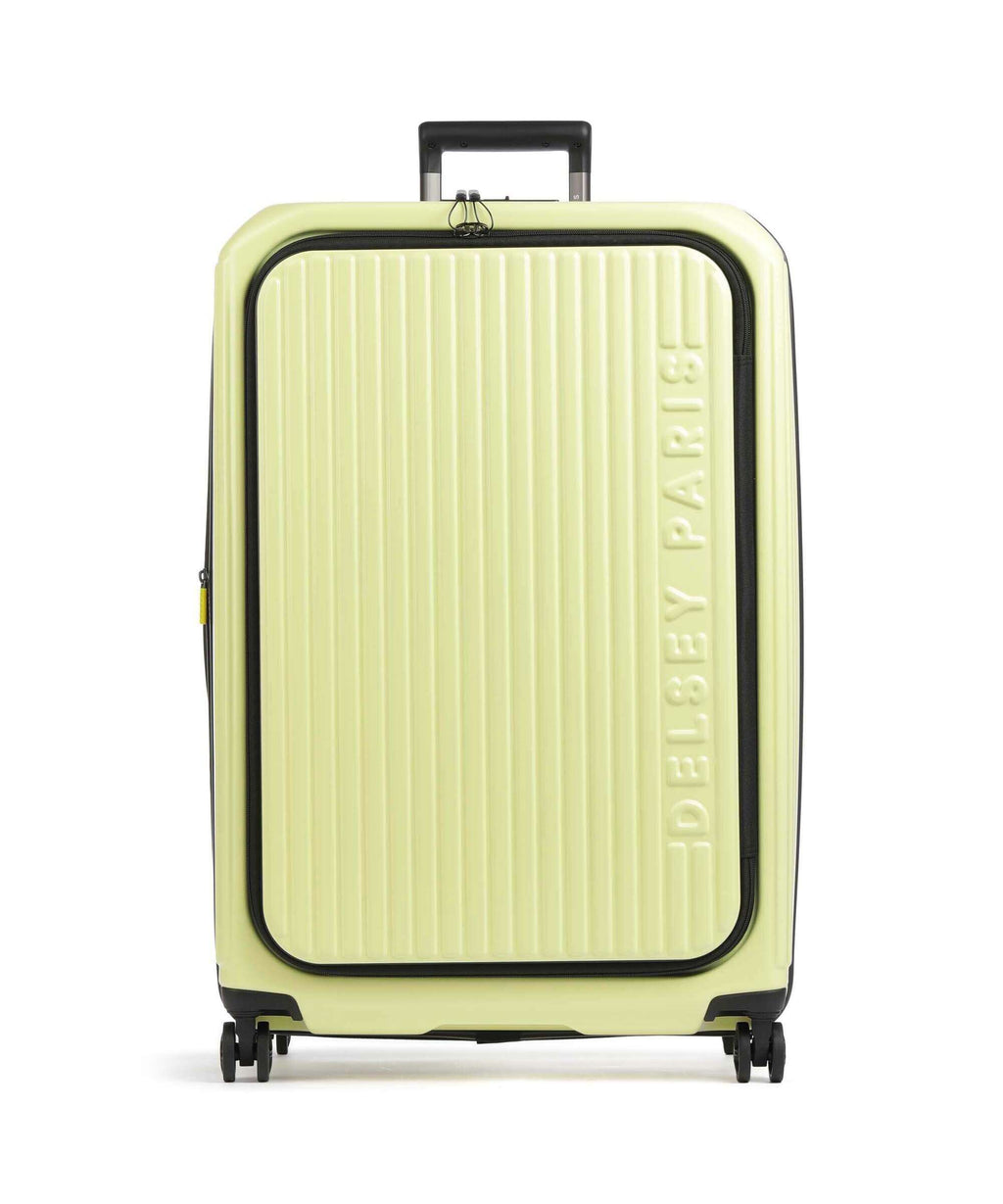 Delsey Paris Securitime Spinner (4 wheels) blassgelb