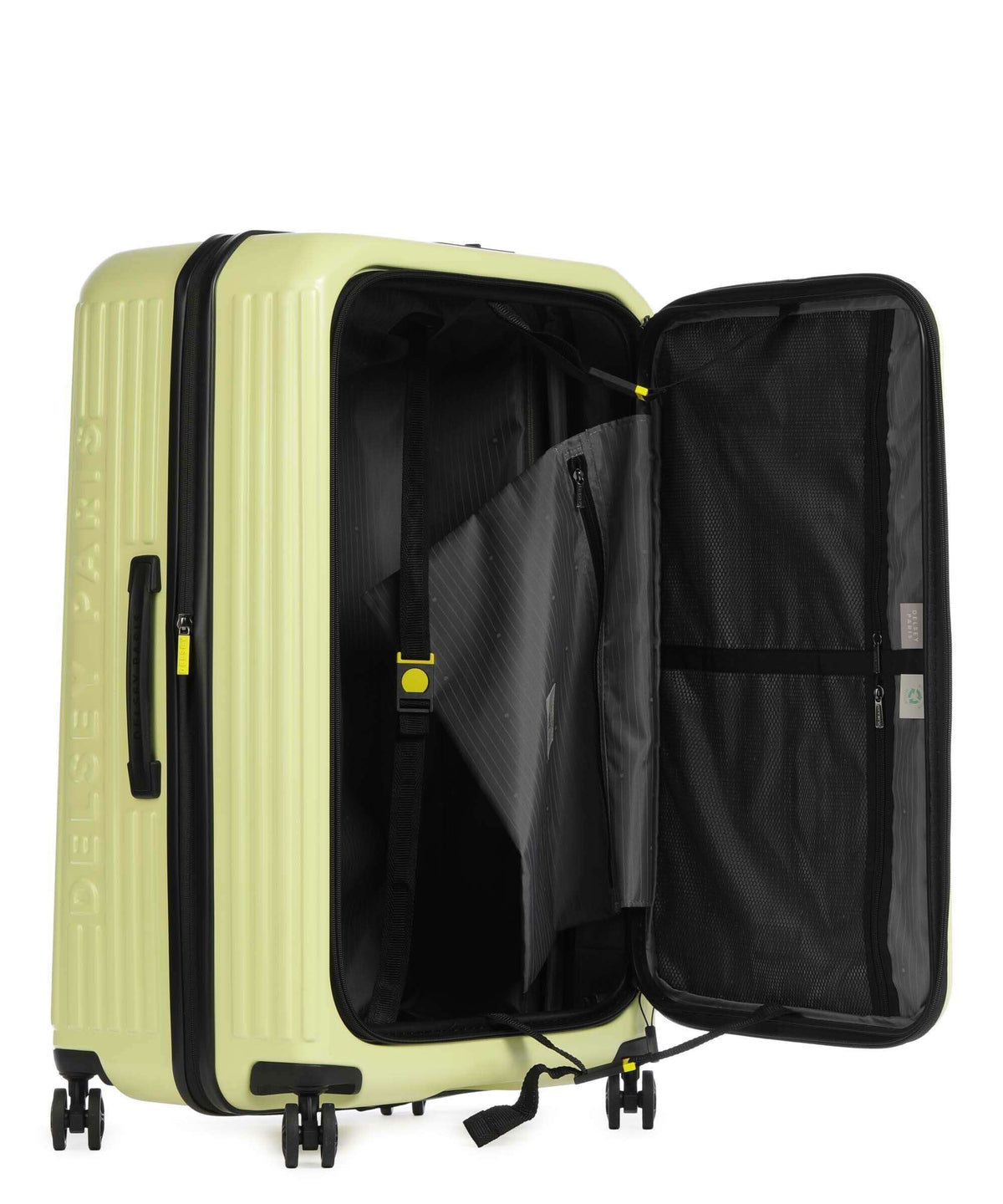 Delsey Paris Securitime Spinner (4 wheels) blassgelb