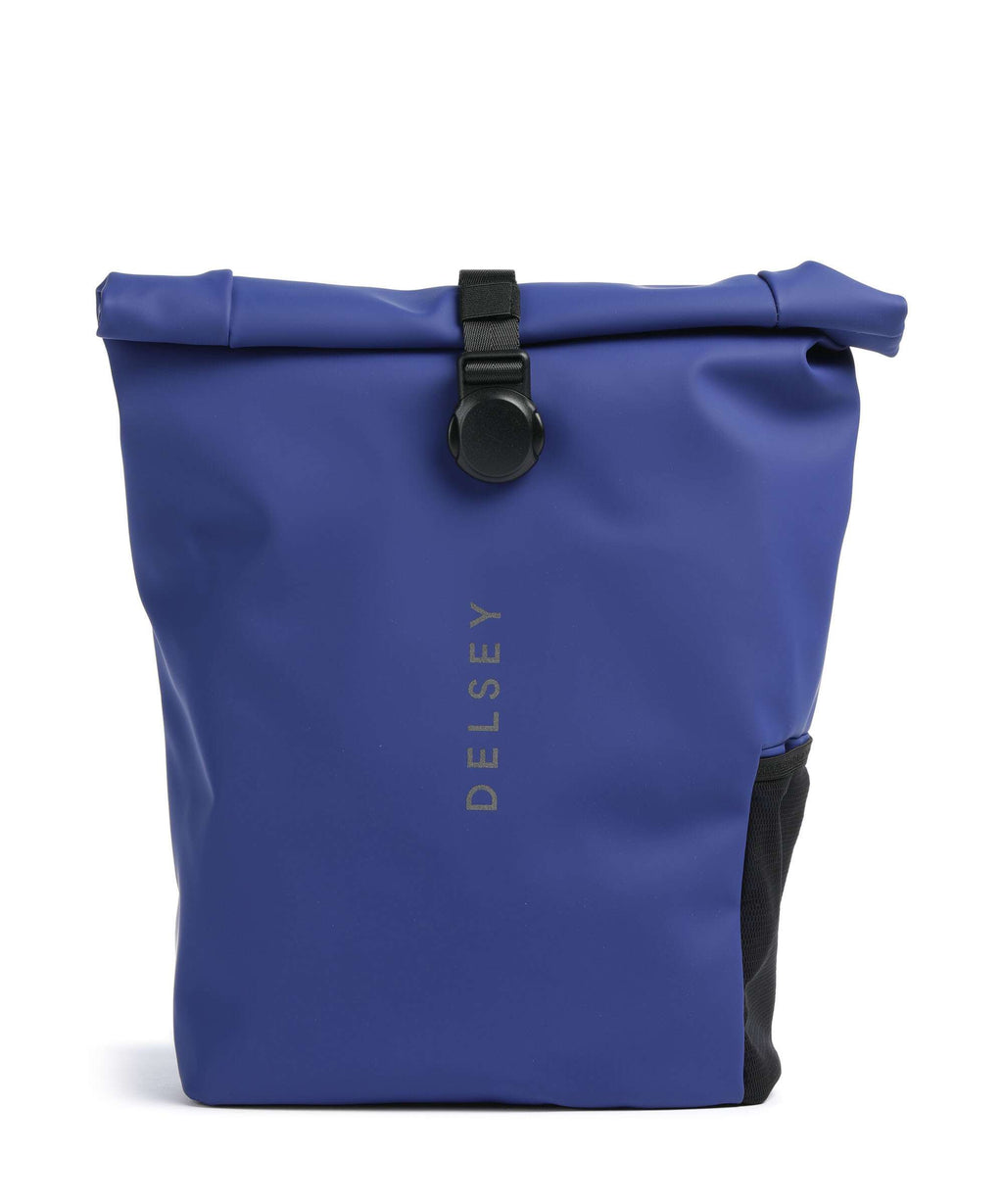Delsey Paris Turenne Soft Rolltop backpack electric blue
