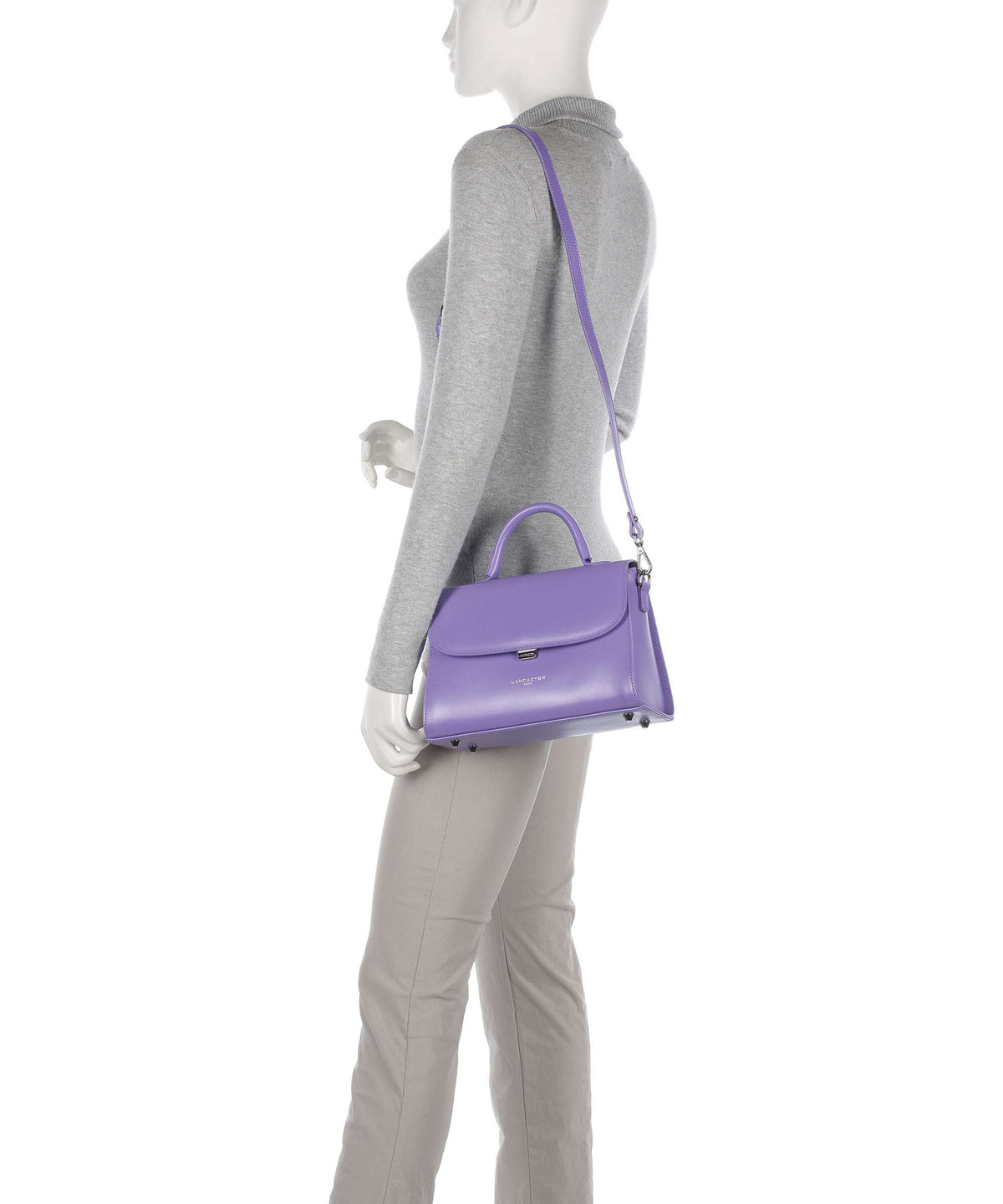 Lancaster Suave Even Handbag iris