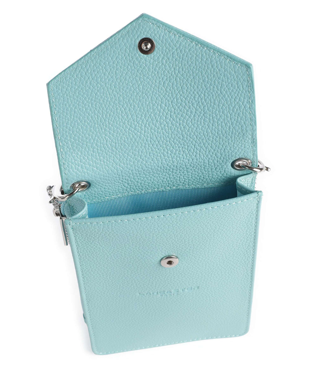 Lancaster Foulonne PM Phone bag lagon