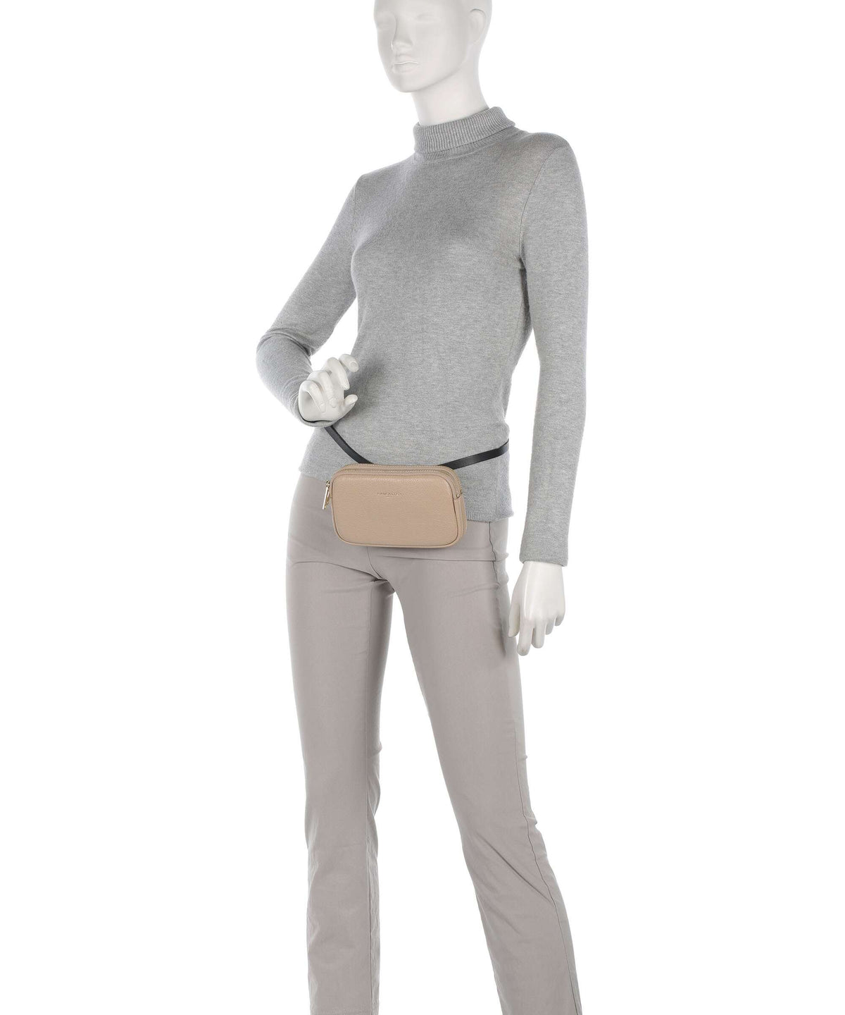 Lancaster Dune Crossbody bag beige foncé