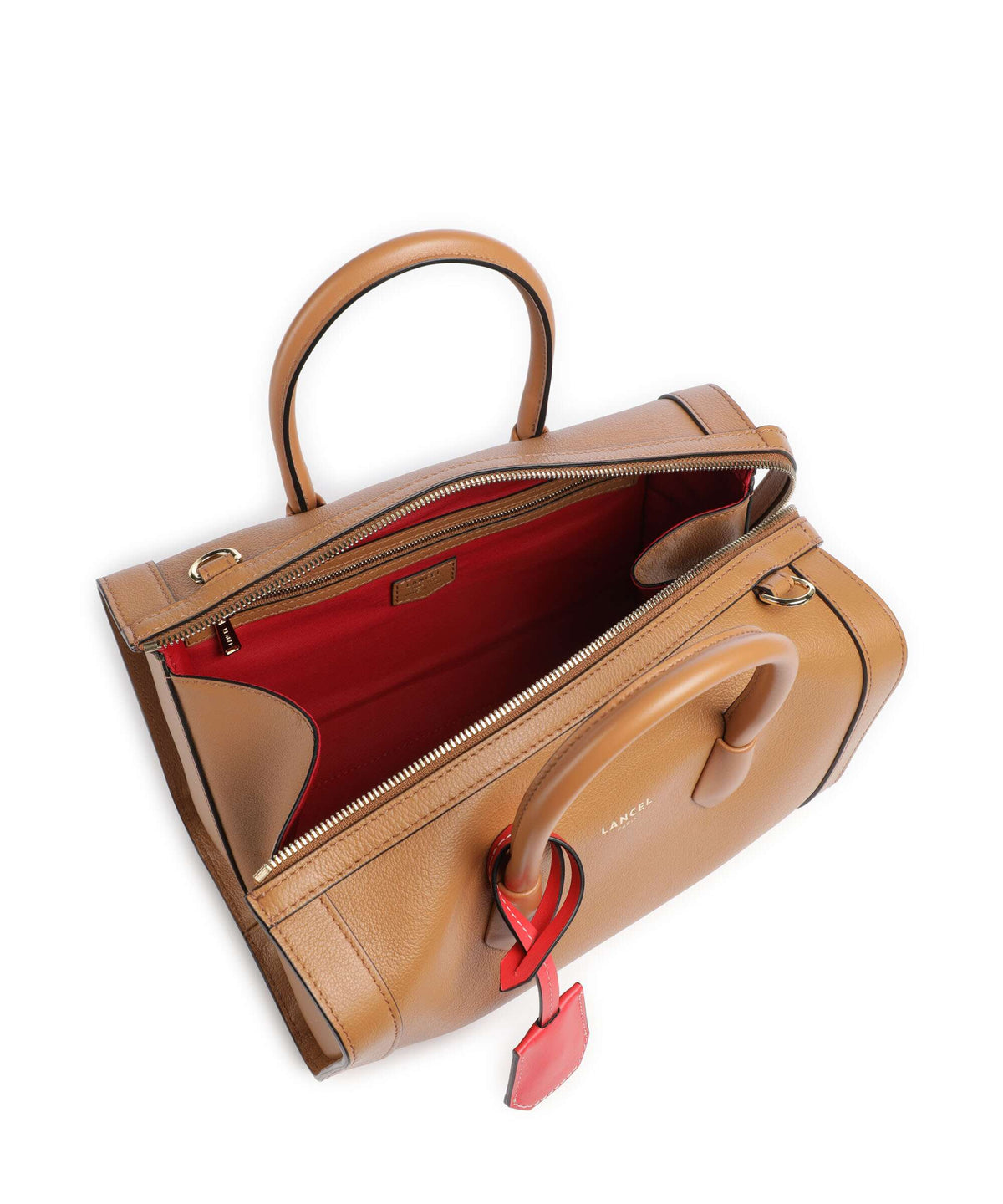 Lancel BCBG M Handbag camel