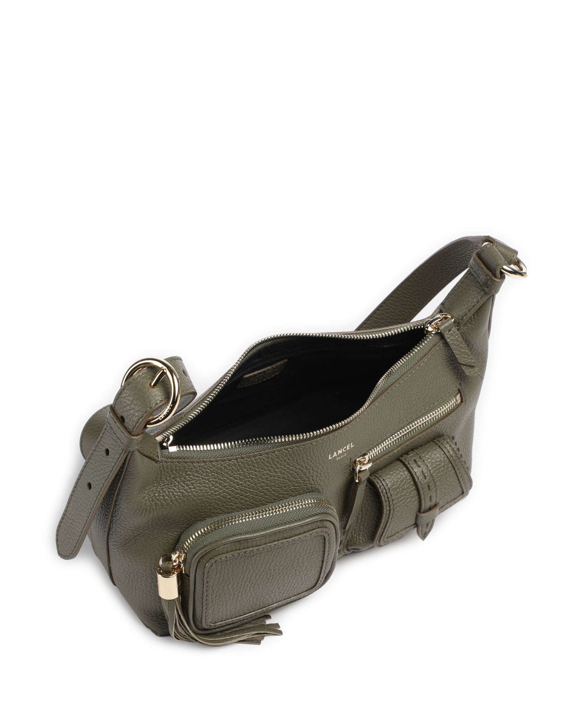 Lancel Premier Flirt S Crossbody bag dark khaki