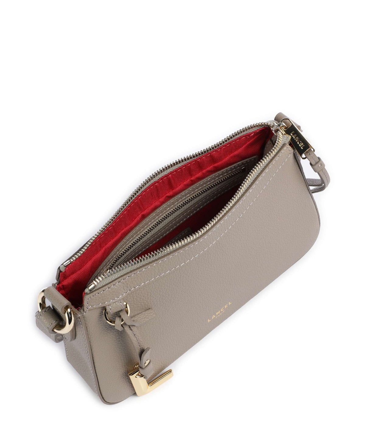 Lancel Faubourg Mini Crossbody bag greige