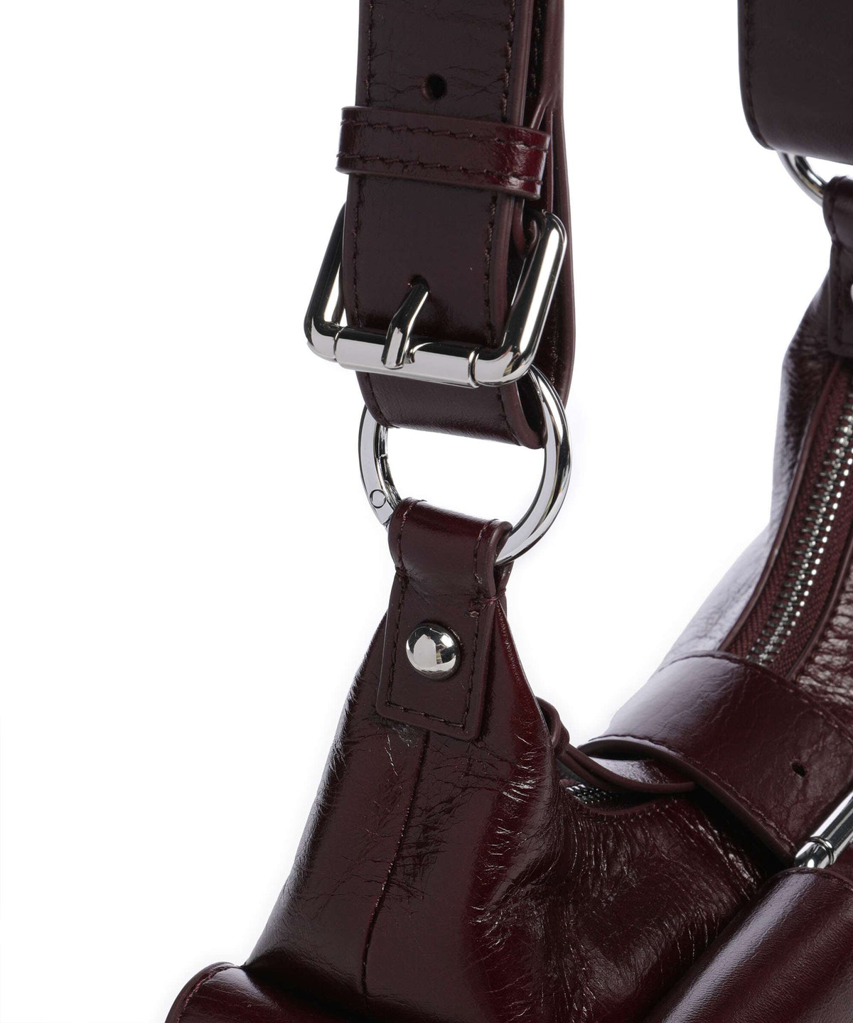 The Kooples Amelia Small Shoulder bag bordeaux