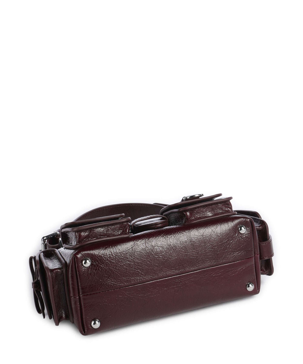 The Kooples Amelia Small Shoulder bag bordeaux