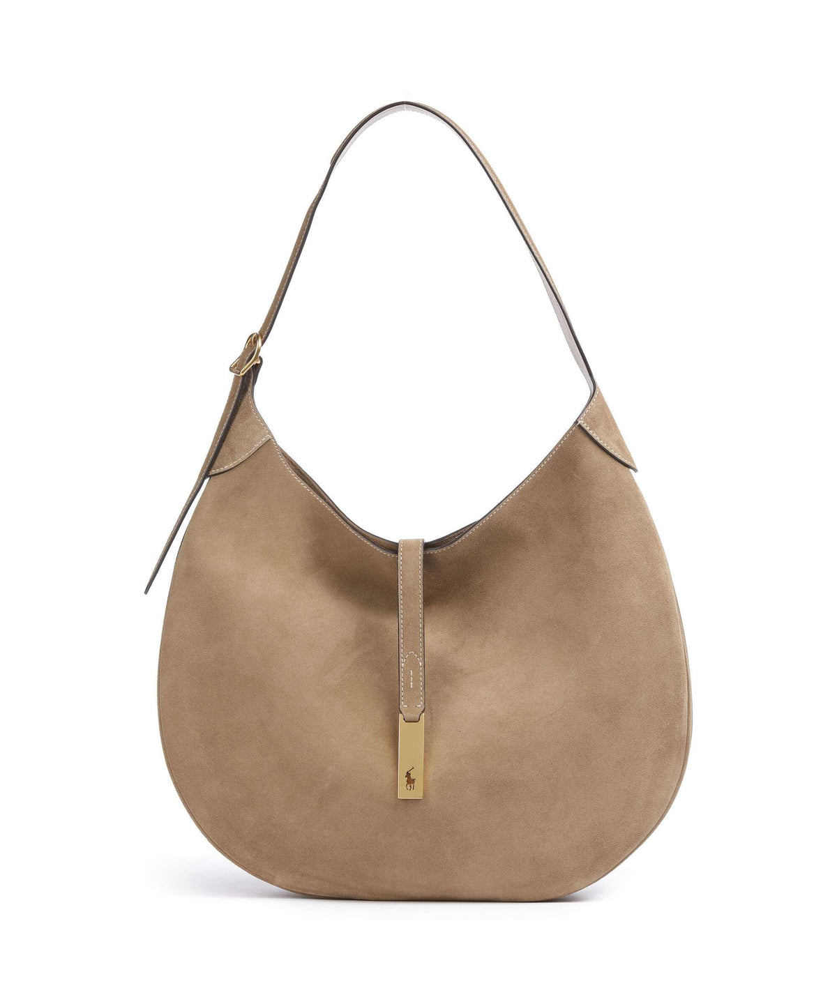 Polo Ralph Lauren ID Collection Medium Hobo bag clay