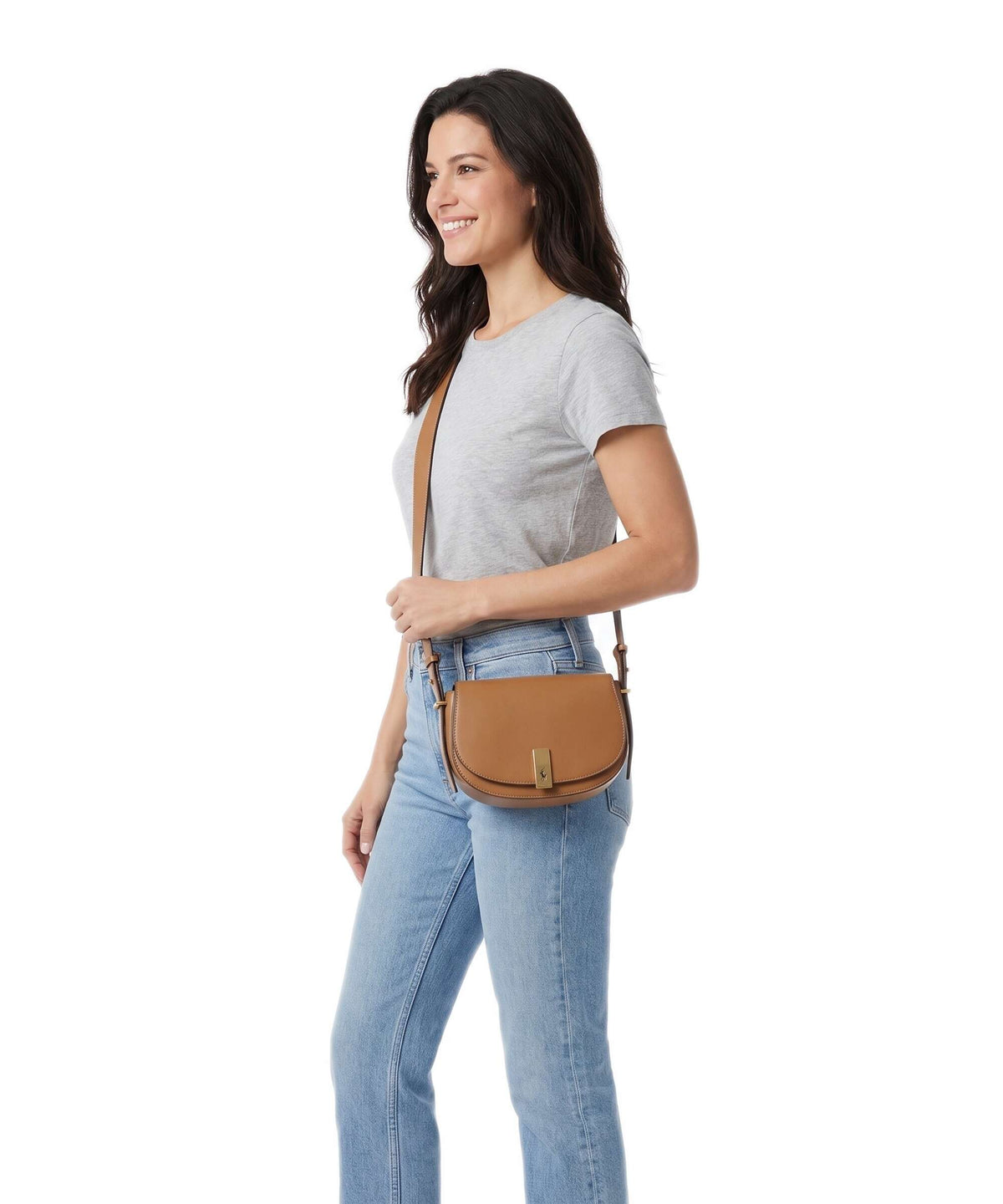 Polo Ralph Lauren ID Collection Small Crossbody bag tan