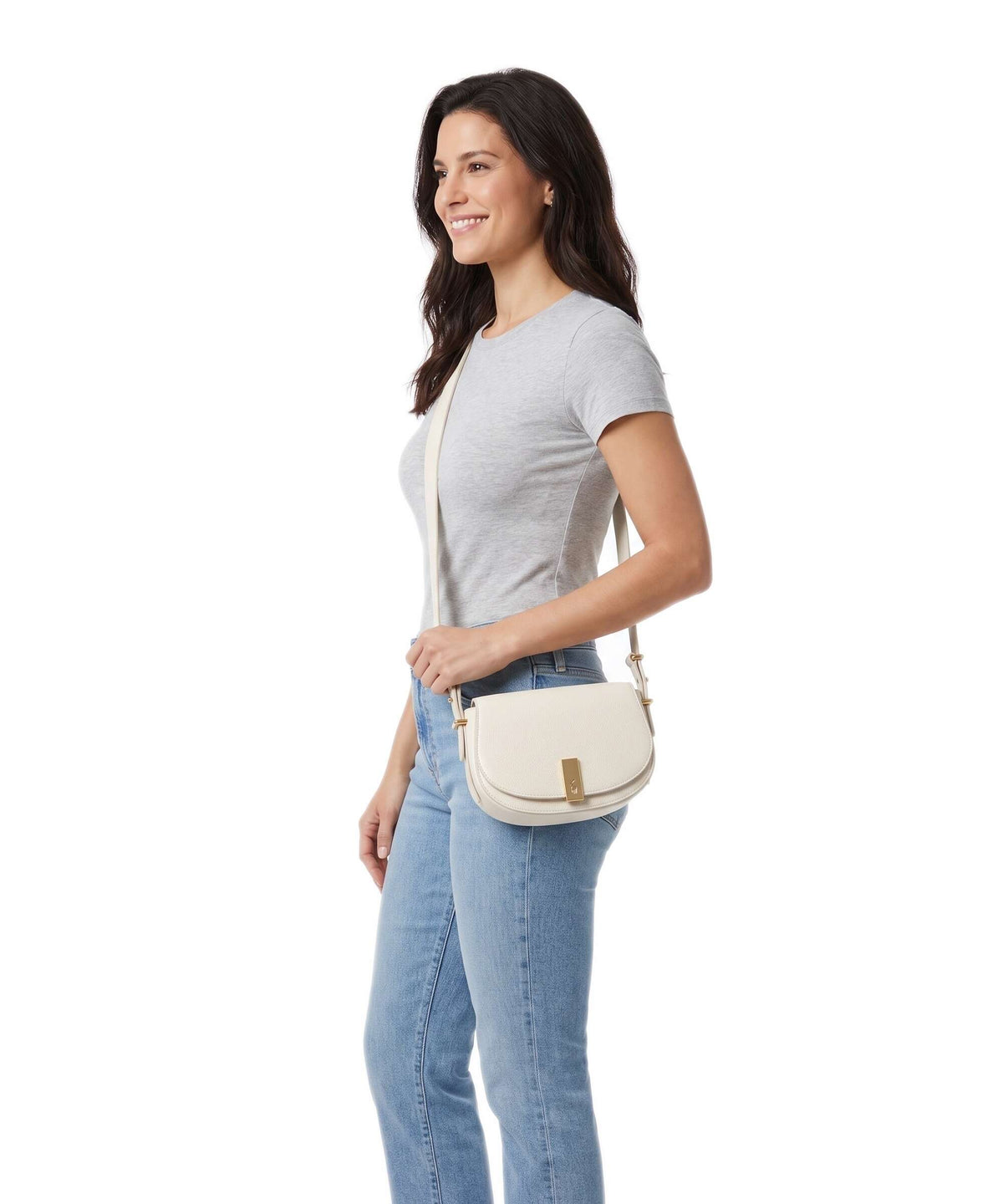 Polo Ralph Lauren ID Collection Small Crossbody bag ivory