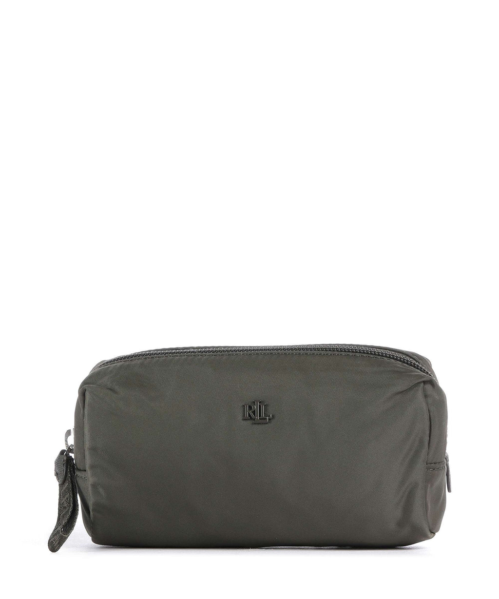 Lauren Ralph Lauren Large Cosmetic bag dark olive