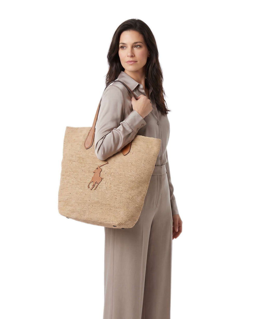 Polo Ralph Lauren Bellport Tote bag natural/cuoio