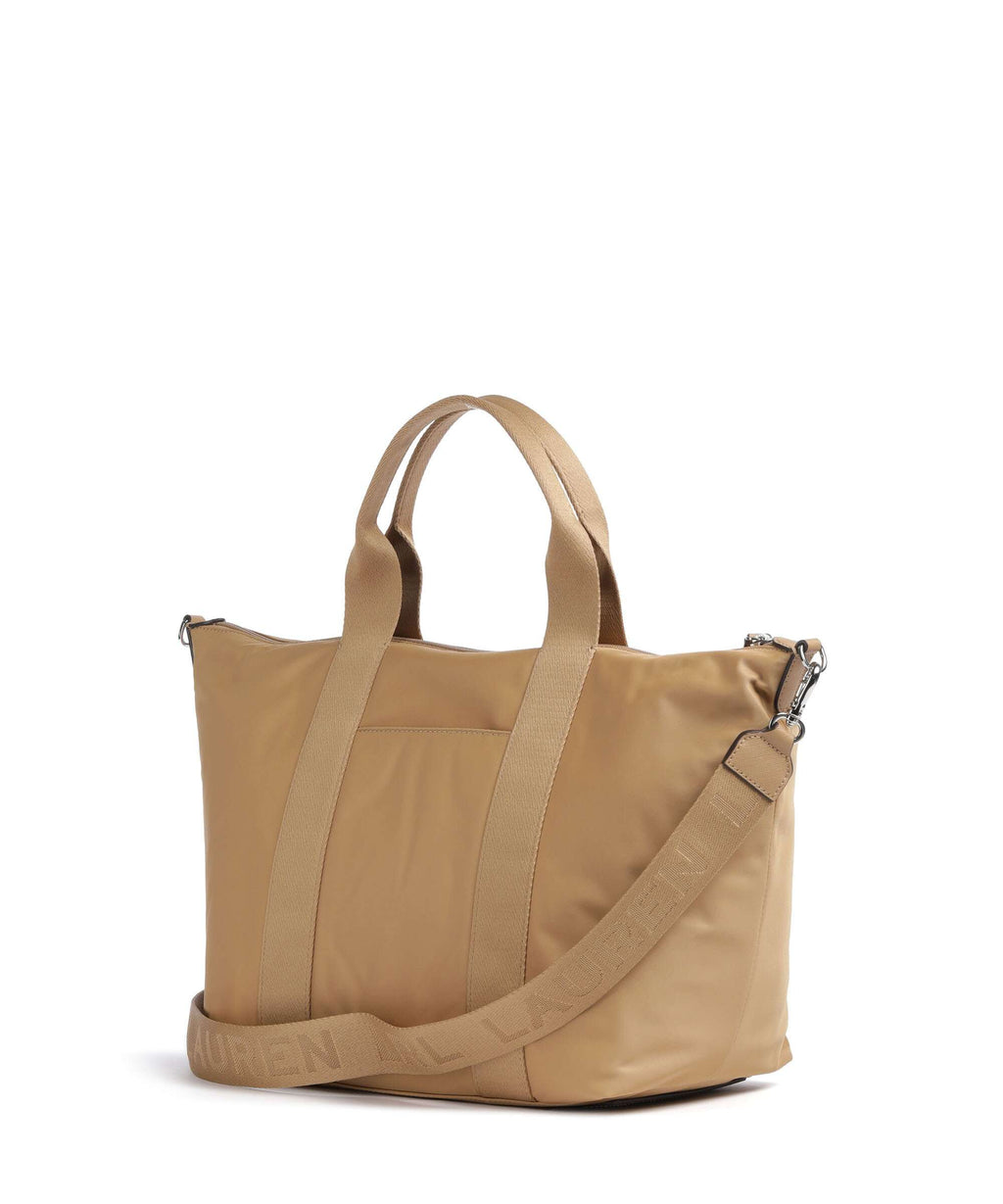 Lauren Ralph Lauren Stevie Extra Large Handbag khaki