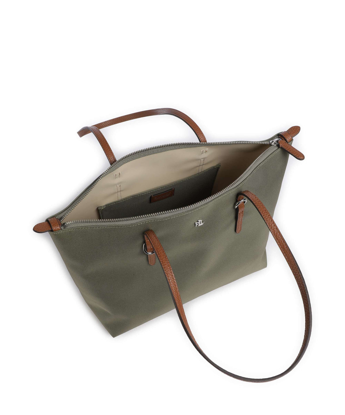 Lauren Ralph Lauren Keaton 26 Tote bag sage green/lauren tan