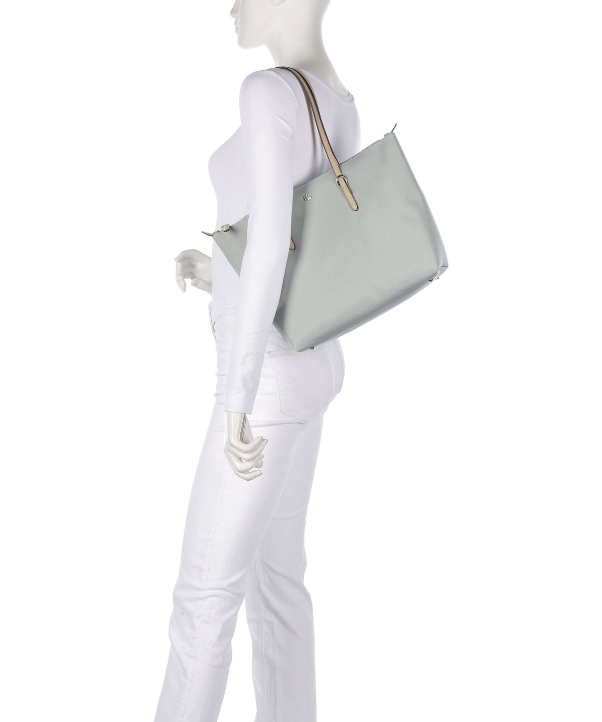 Lauren Ralph Lauren Keaton 26 Tote bag aqua pearl/sand dune