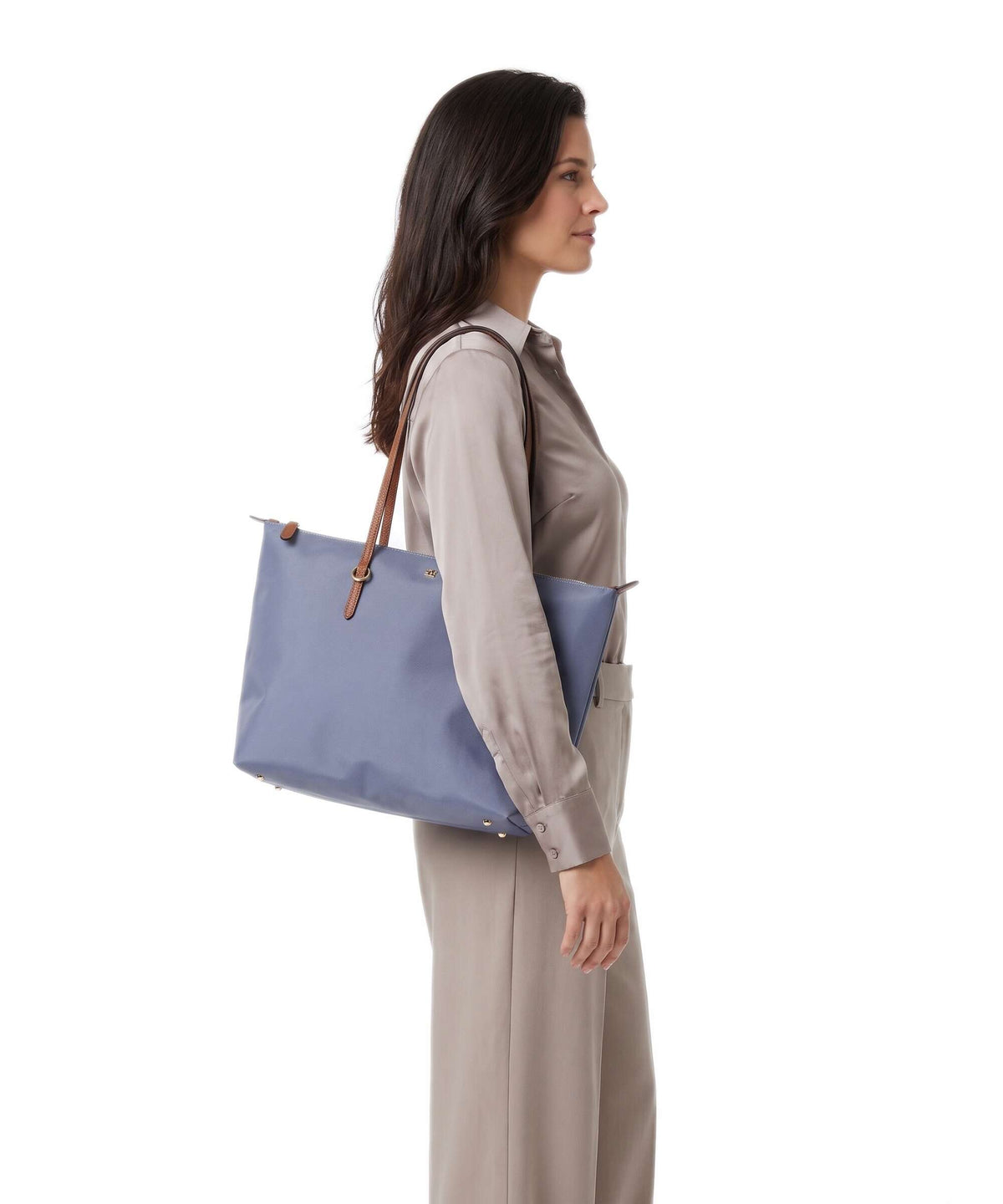 Lauren Ralph Lauren Keaton 26 Tote bag carson blue/lauren tan