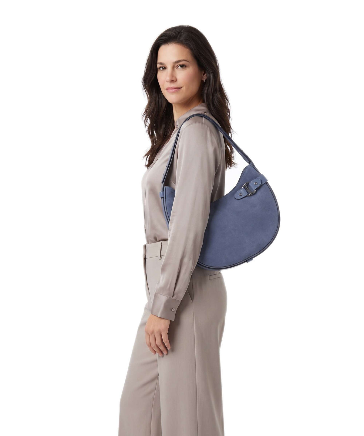 Lauren Ralph Lauren Tasha Large Hobo bag carson blue