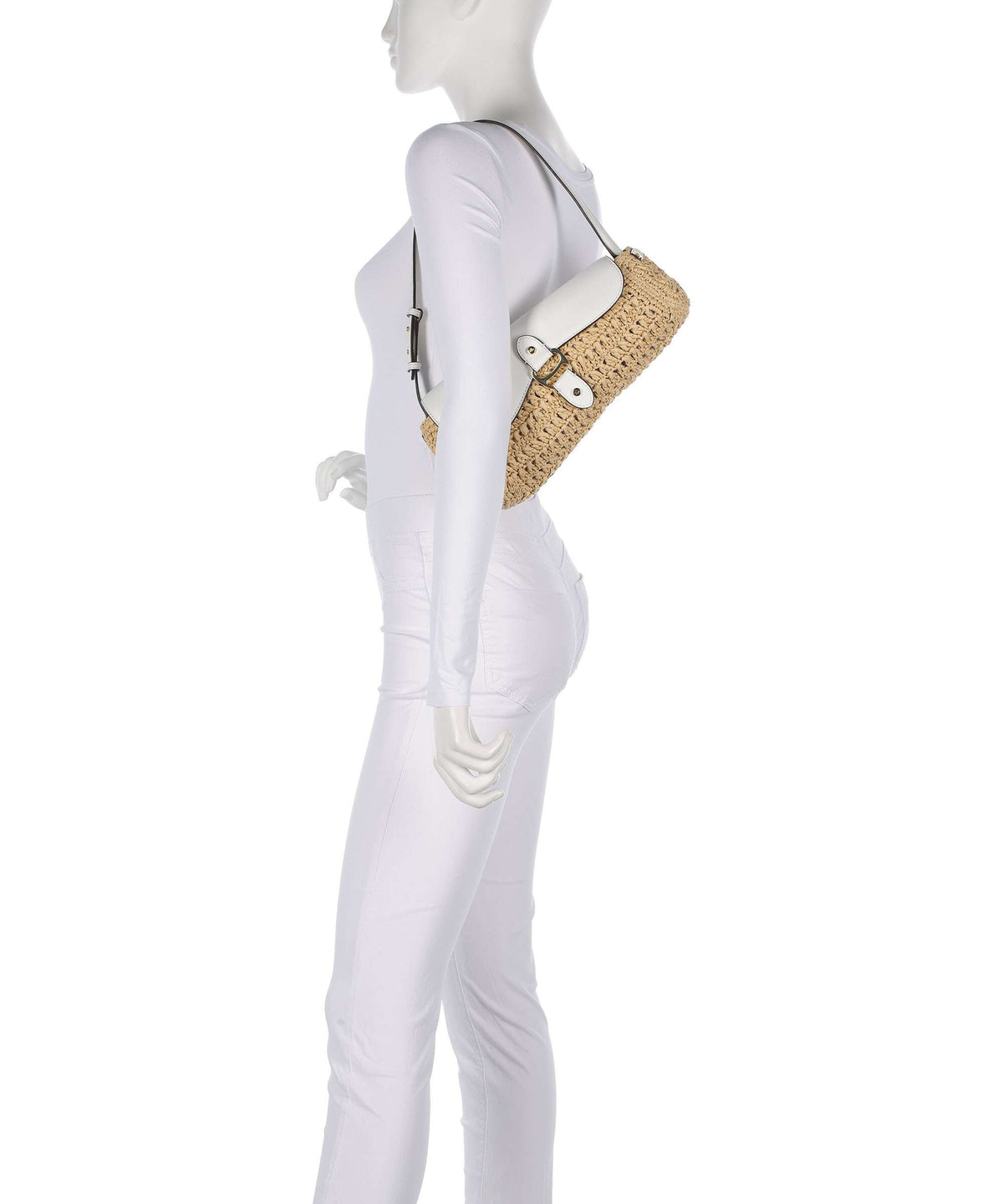 Lauren Ralph Lauren Tasha Medium Shoulder bag natural/white