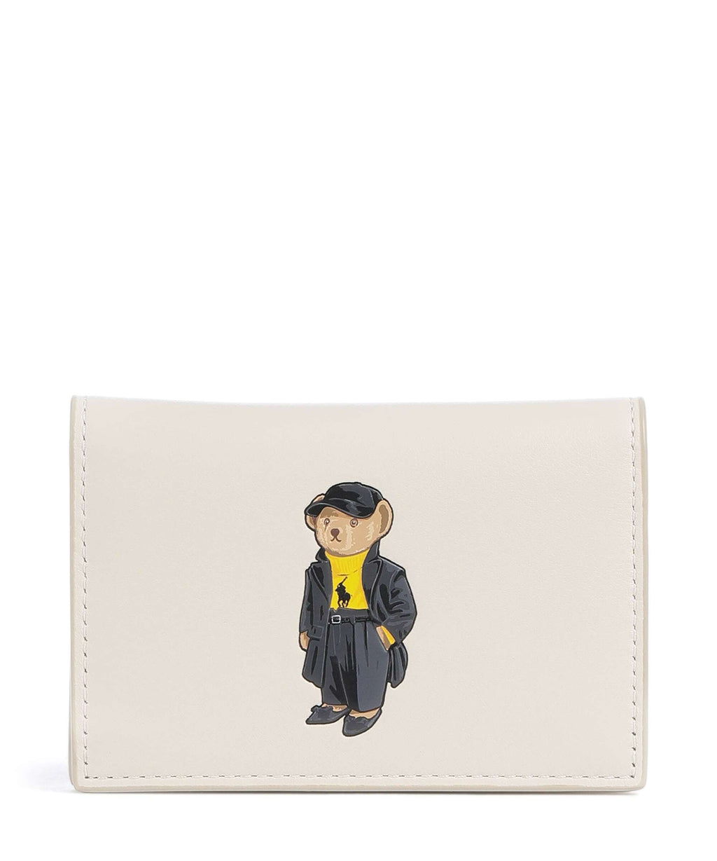 Polo Ralph Lauren Bear Holiday Credit card holder ivory