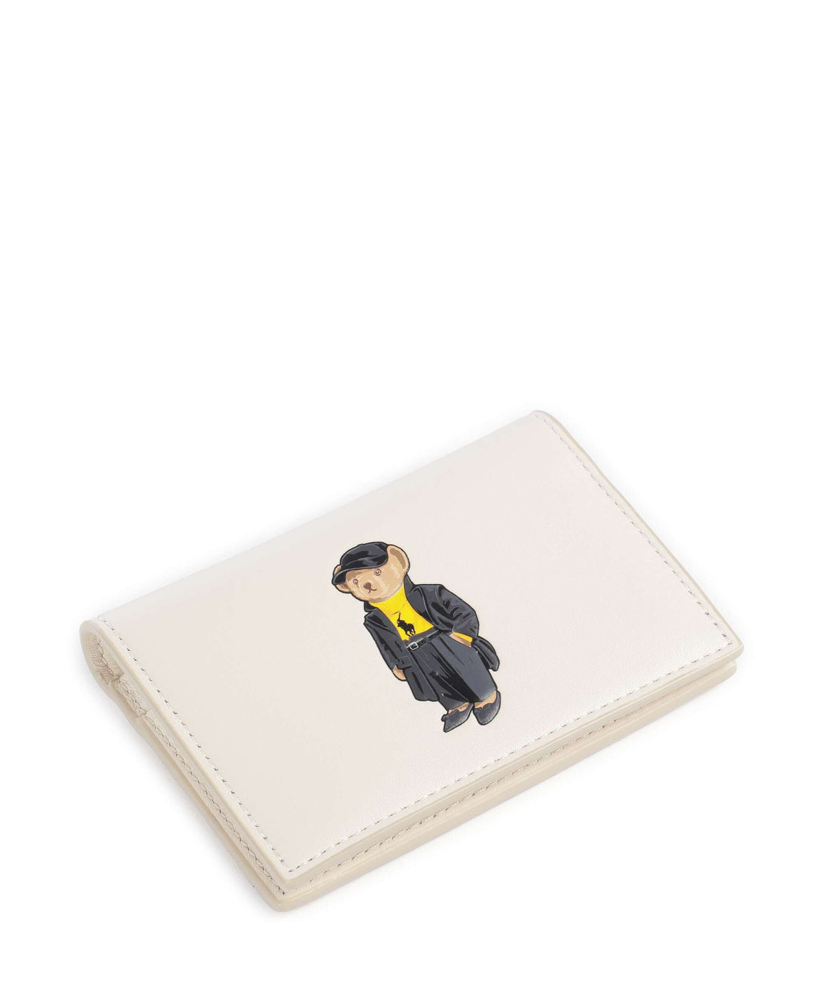 Polo Ralph Lauren Bear Holiday Credit card holder ivory
