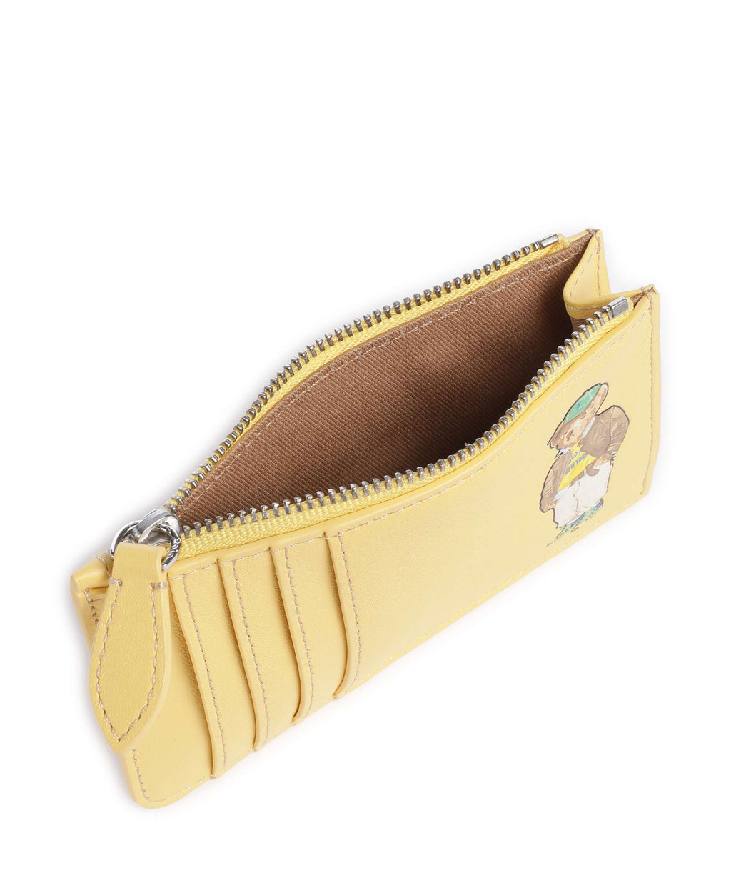 Polo Ralph Lauren Bear Fall Credit card holder lemon meringue